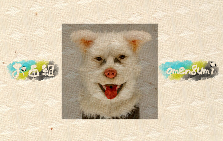 犬のお面つくっています 犬の大ちゃんといく神戸垂水カフェ巡り